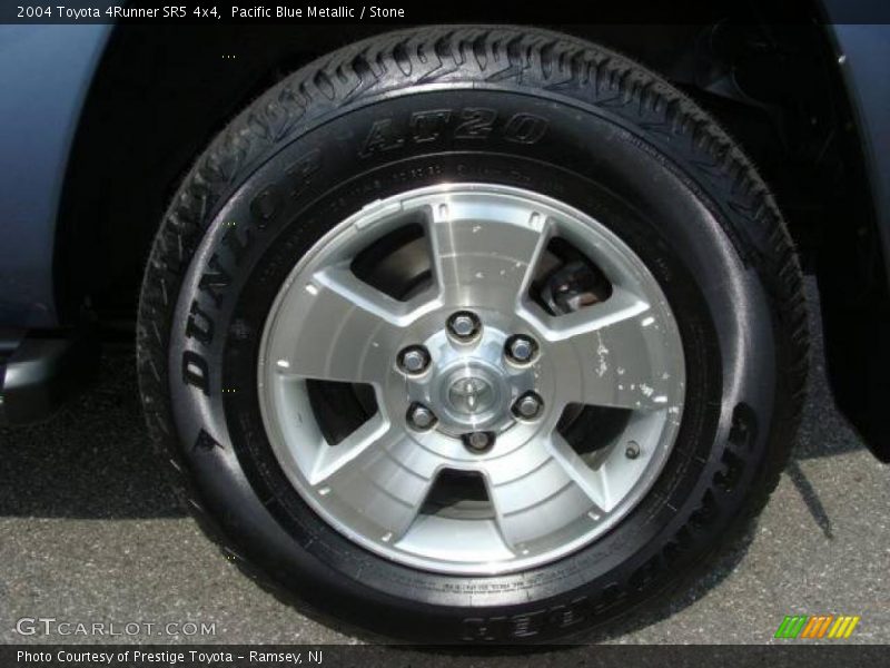 Pacific Blue Metallic / Stone 2004 Toyota 4Runner SR5 4x4