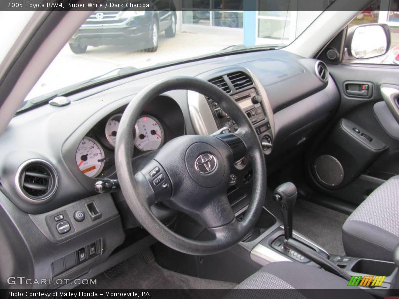 Super White / Dark Charcoal 2005 Toyota RAV4