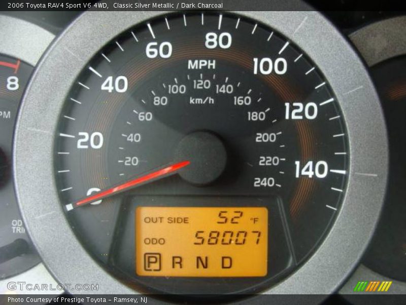 Classic Silver Metallic / Dark Charcoal 2006 Toyota RAV4 Sport V6 4WD