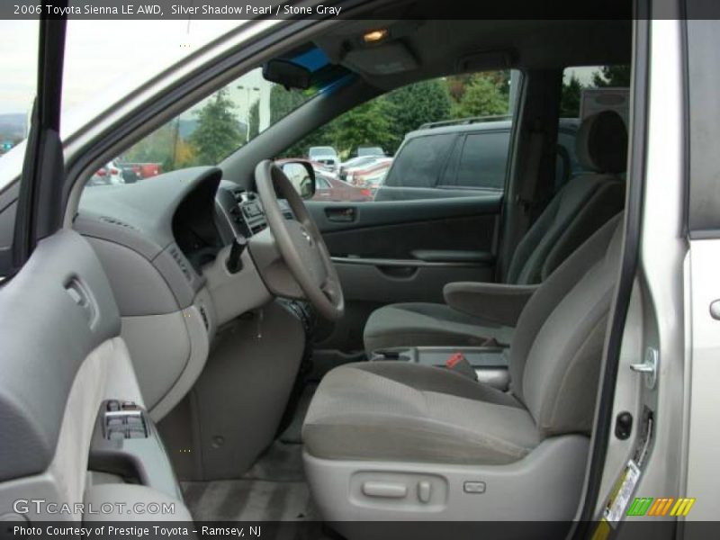 Silver Shadow Pearl / Stone Gray 2006 Toyota Sienna LE AWD
