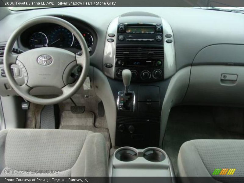 Silver Shadow Pearl / Stone Gray 2006 Toyota Sienna LE AWD