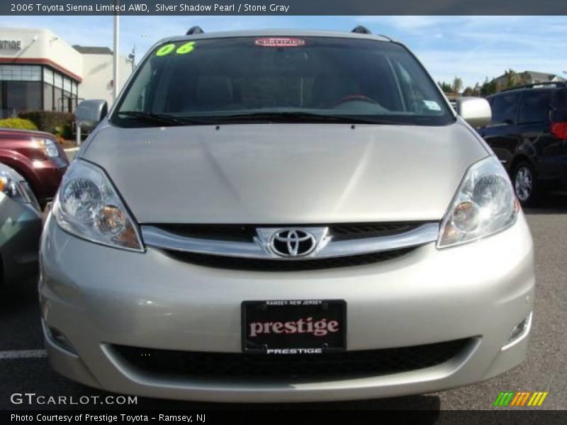 Silver Shadow Pearl / Stone Gray 2006 Toyota Sienna Limited AWD