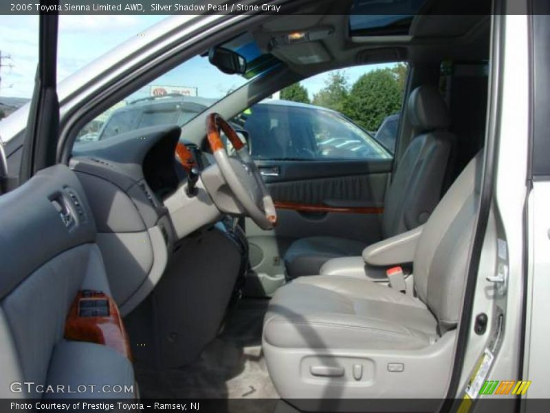 Silver Shadow Pearl / Stone Gray 2006 Toyota Sienna Limited AWD