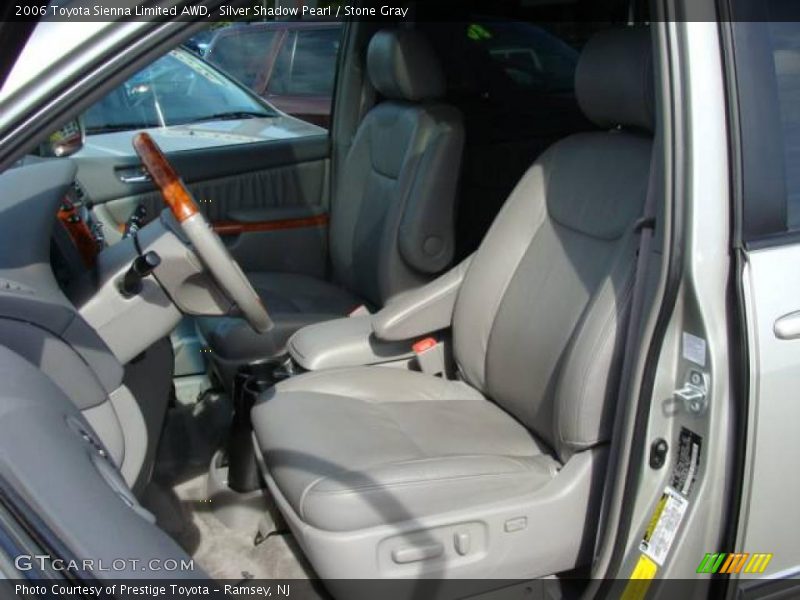 Silver Shadow Pearl / Stone Gray 2006 Toyota Sienna Limited AWD