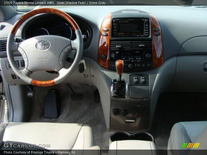 Silver Shadow Pearl / Stone Gray 2006 Toyota Sienna Limited AWD