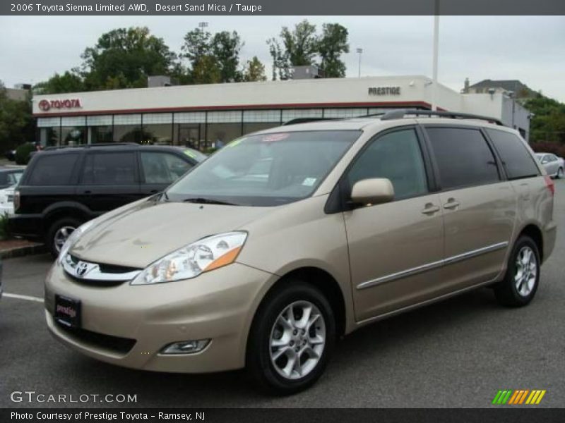 Desert Sand Mica / Taupe 2006 Toyota Sienna Limited AWD