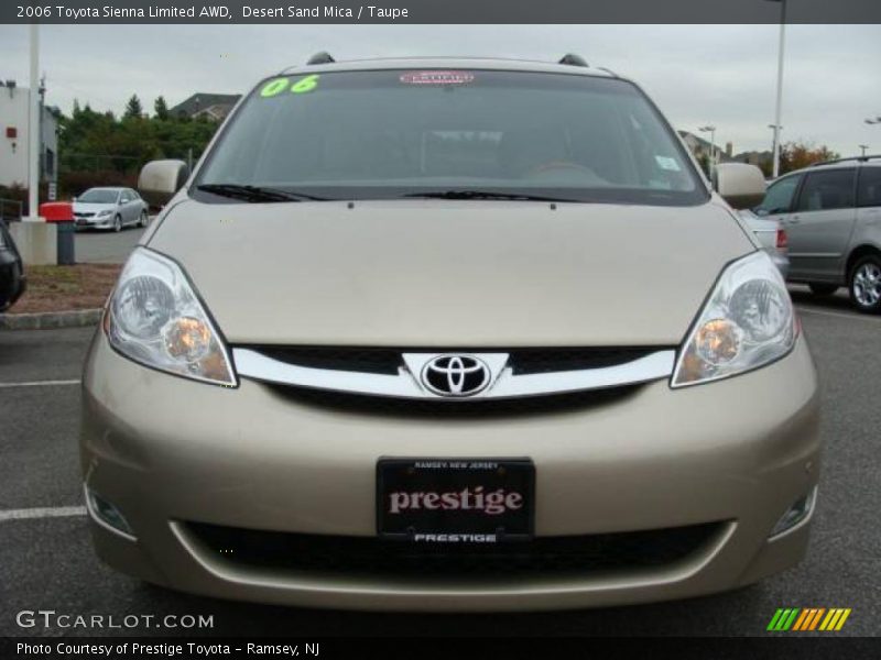 Desert Sand Mica / Taupe 2006 Toyota Sienna Limited AWD
