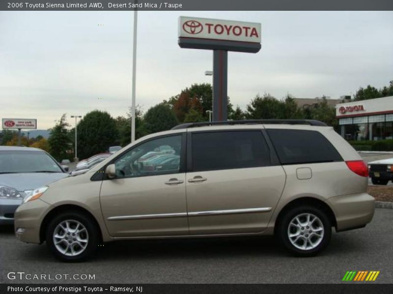 Desert Sand Mica / Taupe 2006 Toyota Sienna Limited AWD