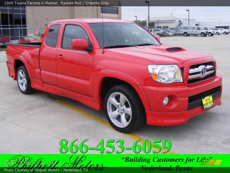 Radiant Red / Graphite Gray 2006 Toyota Tacoma X-Runner