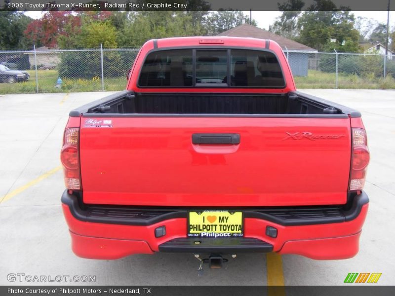 Radiant Red / Graphite Gray 2006 Toyota Tacoma X-Runner