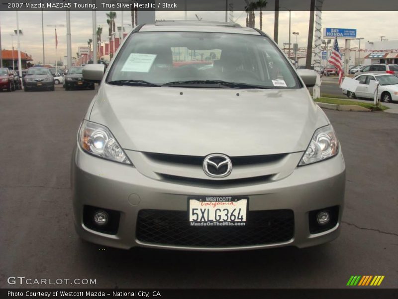 True Silver Metallic / Black 2007 Mazda MAZDA5 Touring
