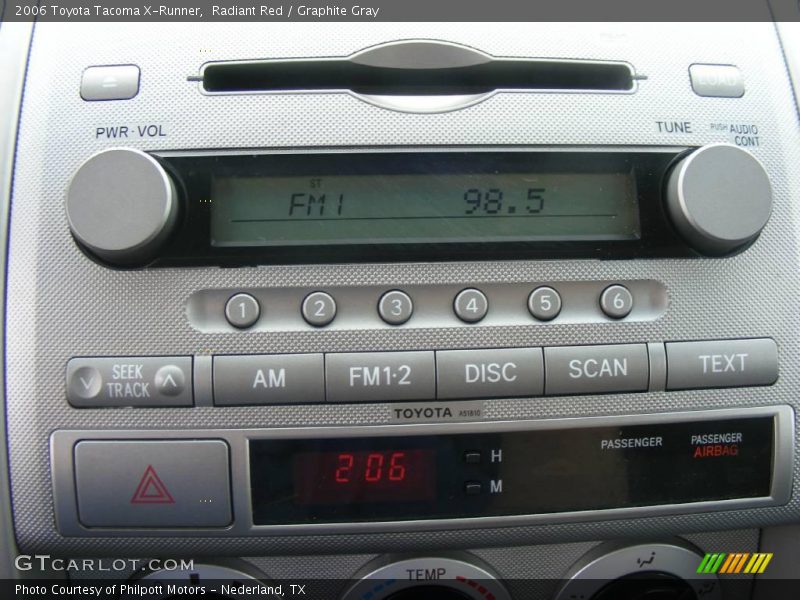 Radiant Red / Graphite Gray 2006 Toyota Tacoma X-Runner