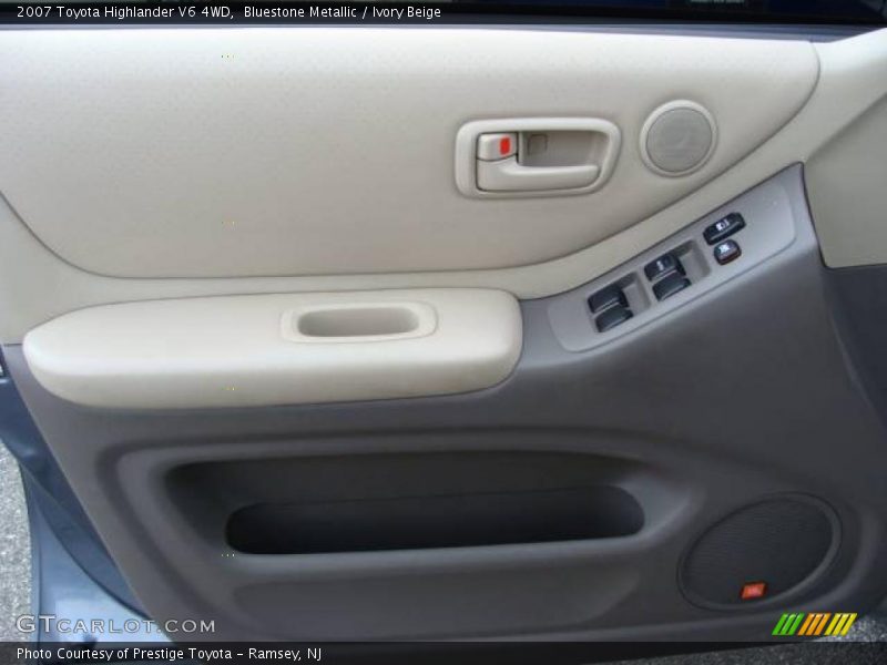 Bluestone Metallic / Ivory Beige 2007 Toyota Highlander V6 4WD