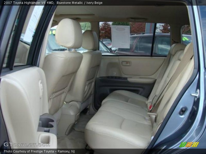 Bluestone Metallic / Ivory Beige 2007 Toyota Highlander V6 4WD