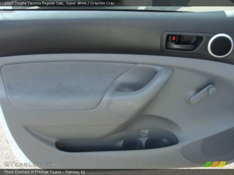 Super White / Graphite Gray 2007 Toyota Tacoma Regular Cab
