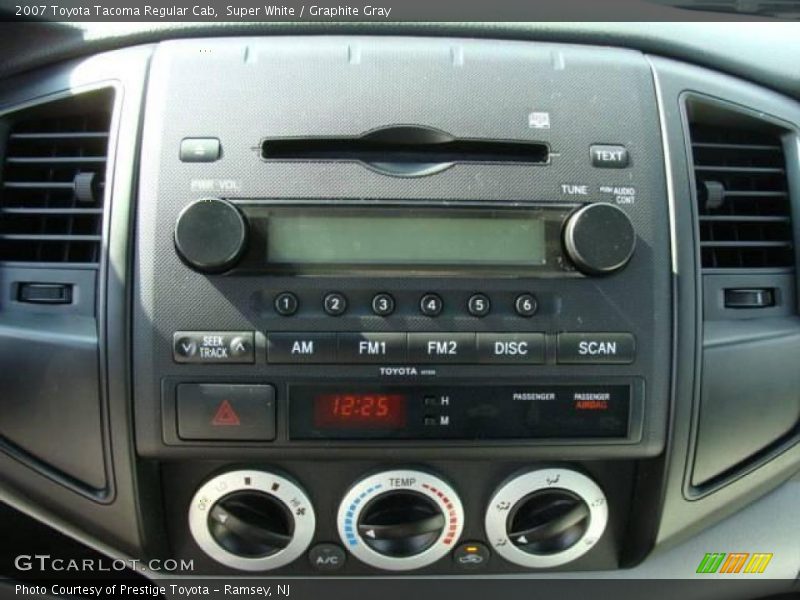 Super White / Graphite Gray 2007 Toyota Tacoma Regular Cab