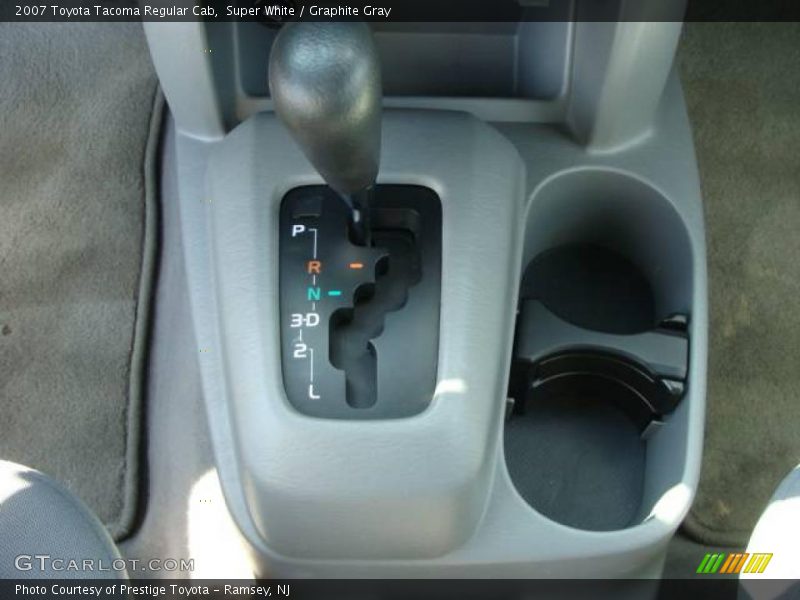 Super White / Graphite Gray 2007 Toyota Tacoma Regular Cab