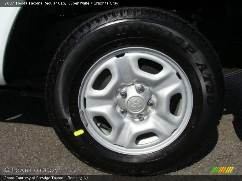 Super White / Graphite Gray 2007 Toyota Tacoma Regular Cab