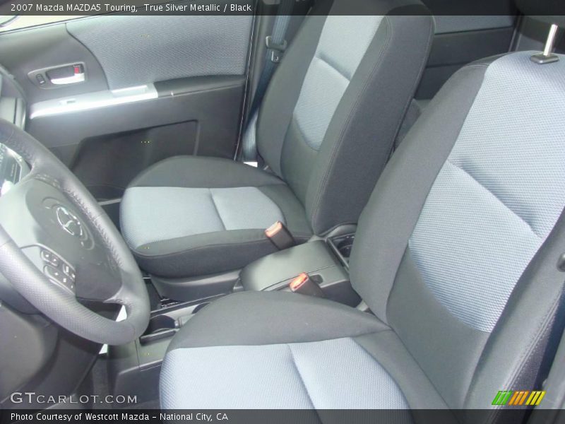 True Silver Metallic / Black 2007 Mazda MAZDA5 Touring