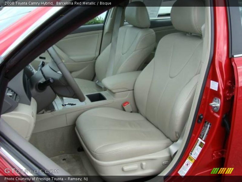 Barcelona Red Metallic / Bisque 2008 Toyota Camry Hybrid