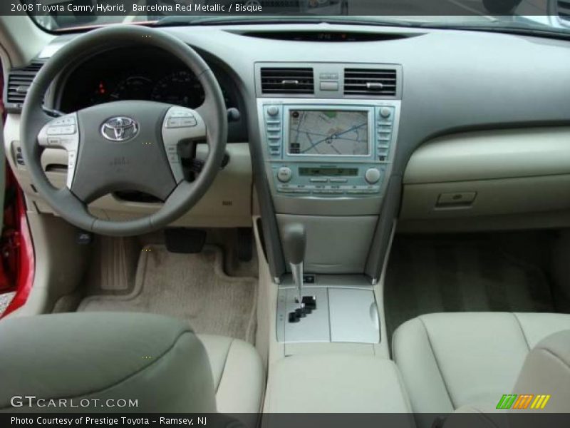 Barcelona Red Metallic / Bisque 2008 Toyota Camry Hybrid