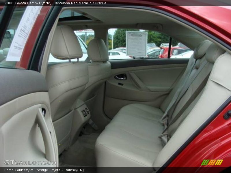 Barcelona Red Metallic / Bisque 2008 Toyota Camry Hybrid