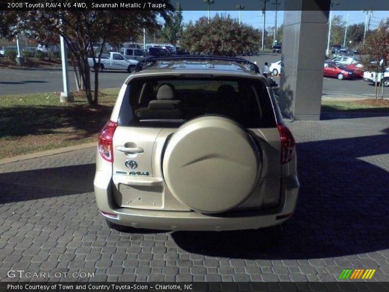 Savannah Metallic / Taupe 2008 Toyota RAV4 V6 4WD