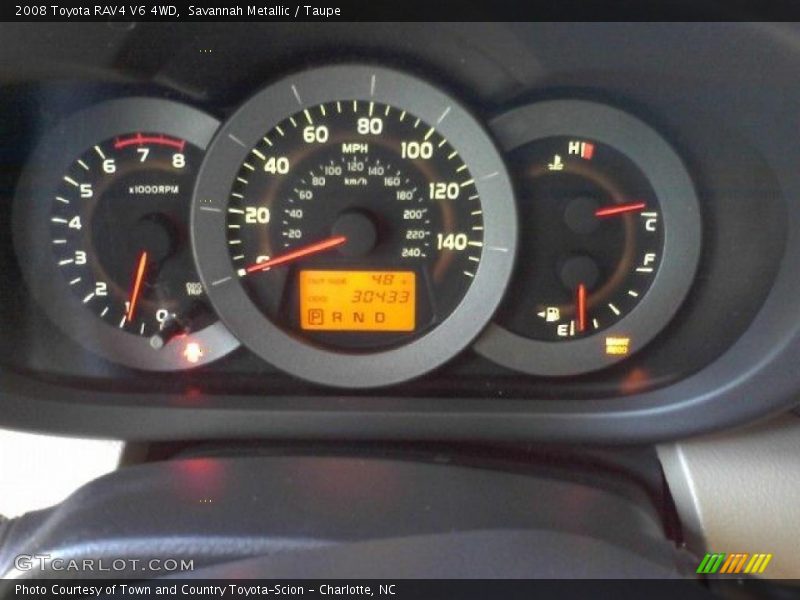 Savannah Metallic / Taupe 2008 Toyota RAV4 V6 4WD