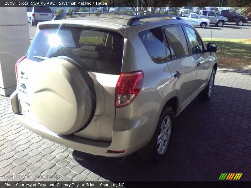 Savannah Metallic / Taupe 2008 Toyota RAV4 V6 4WD