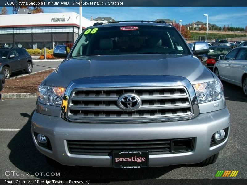 Silver Sky Metallic / Graphite 2008 Toyota Sequoia Platinum 4WD