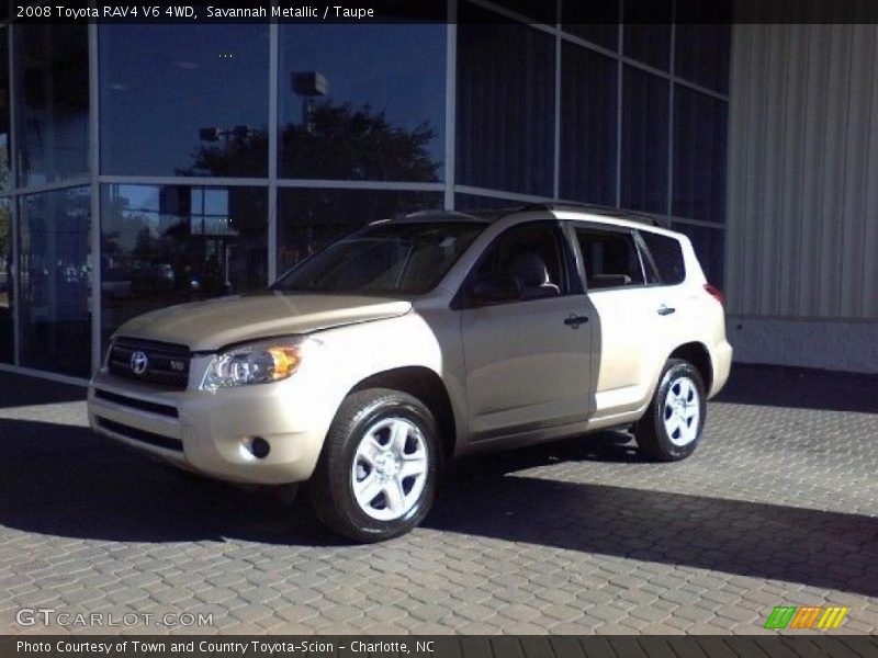 Savannah Metallic / Taupe 2008 Toyota RAV4 V6 4WD