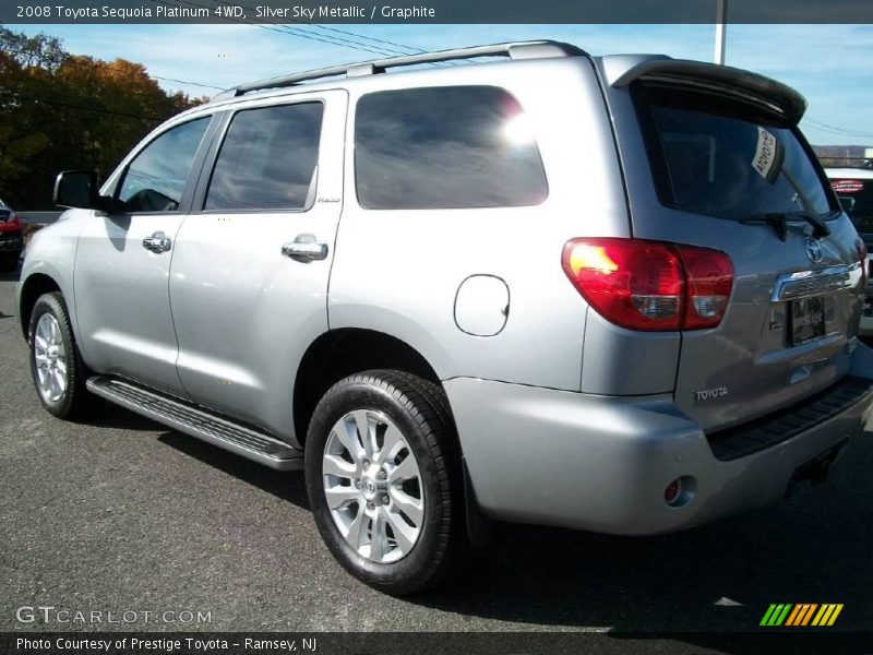 Silver Sky Metallic / Graphite 2008 Toyota Sequoia Platinum 4WD