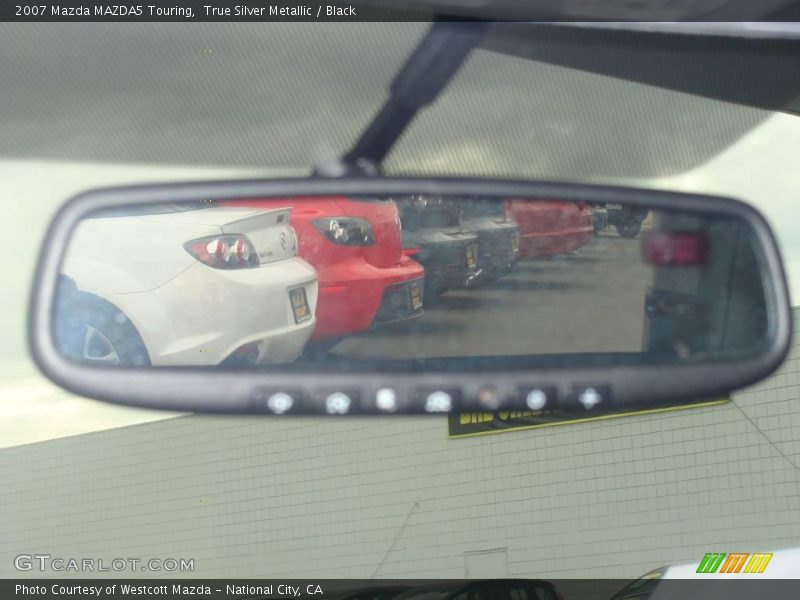 True Silver Metallic / Black 2007 Mazda MAZDA5 Touring