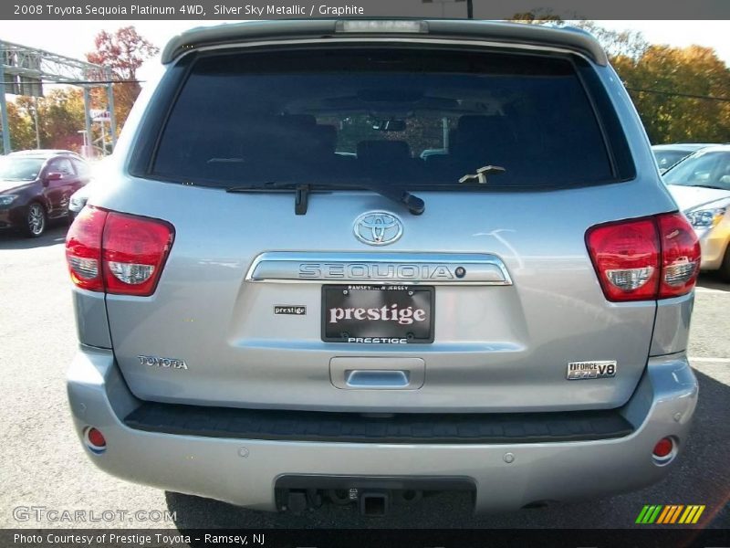 Silver Sky Metallic / Graphite 2008 Toyota Sequoia Platinum 4WD