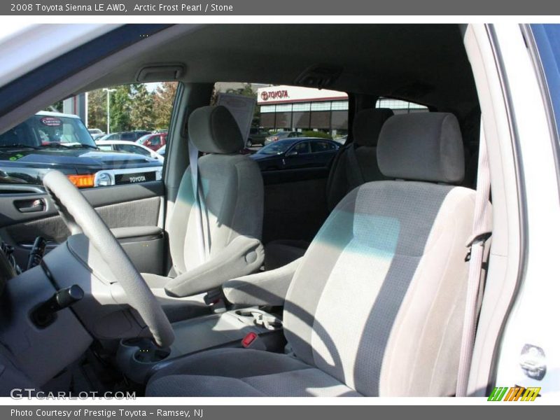 Arctic Frost Pearl / Stone 2008 Toyota Sienna LE AWD