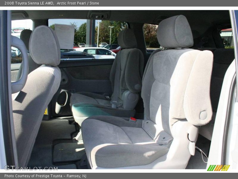 Arctic Frost Pearl / Stone 2008 Toyota Sienna LE AWD