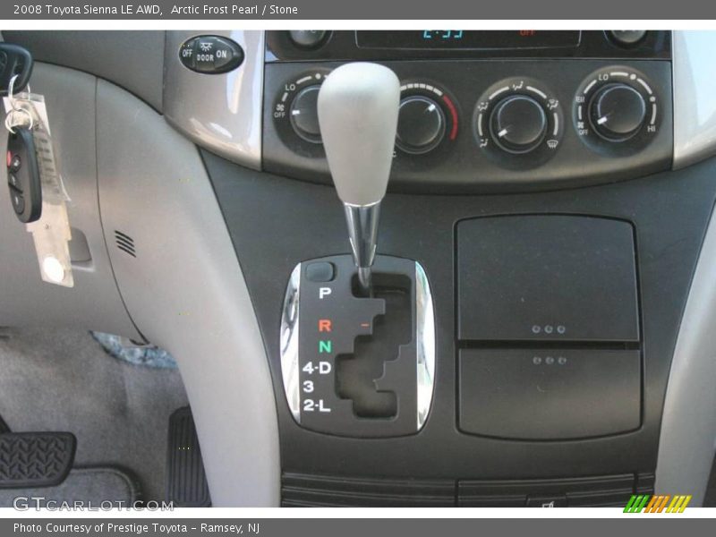 Arctic Frost Pearl / Stone 2008 Toyota Sienna LE AWD