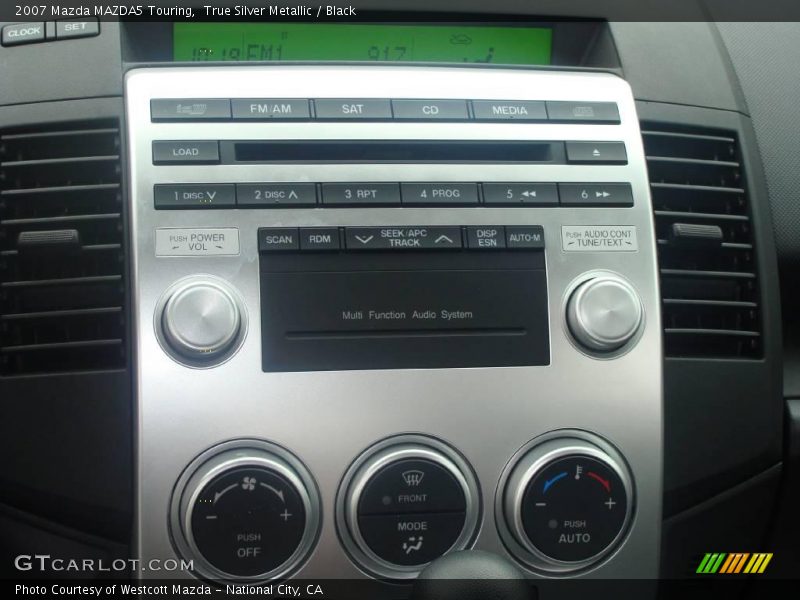 True Silver Metallic / Black 2007 Mazda MAZDA5 Touring