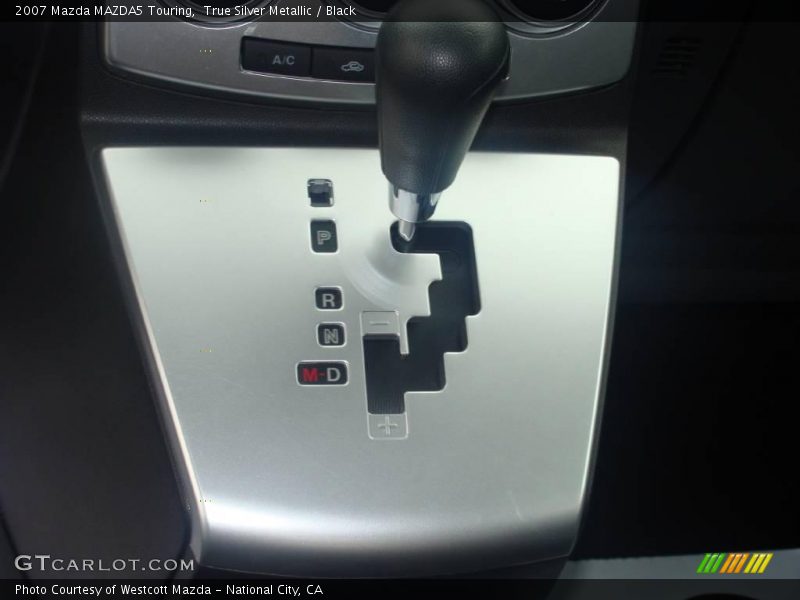 True Silver Metallic / Black 2007 Mazda MAZDA5 Touring