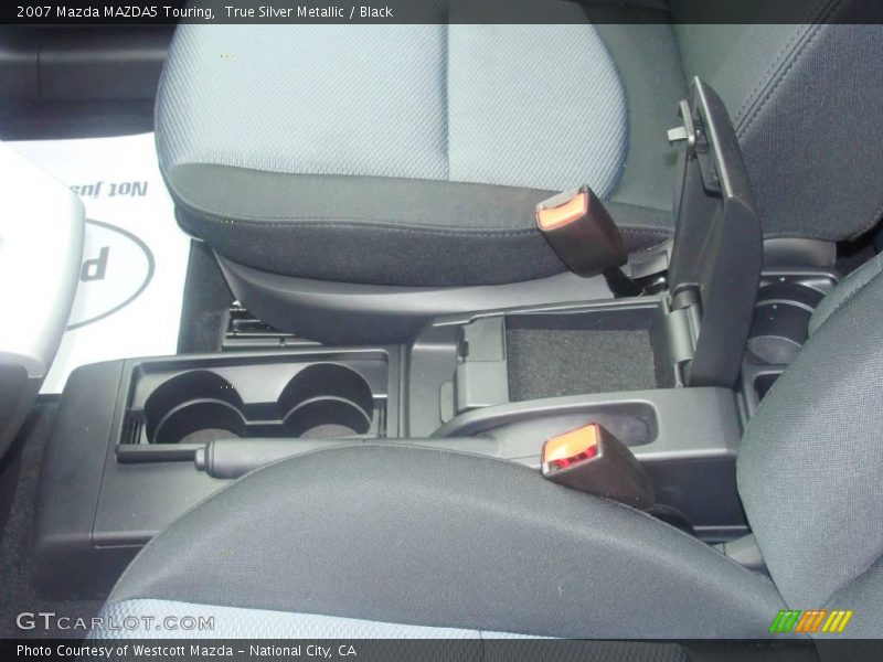 True Silver Metallic / Black 2007 Mazda MAZDA5 Touring