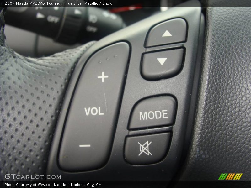 True Silver Metallic / Black 2007 Mazda MAZDA5 Touring