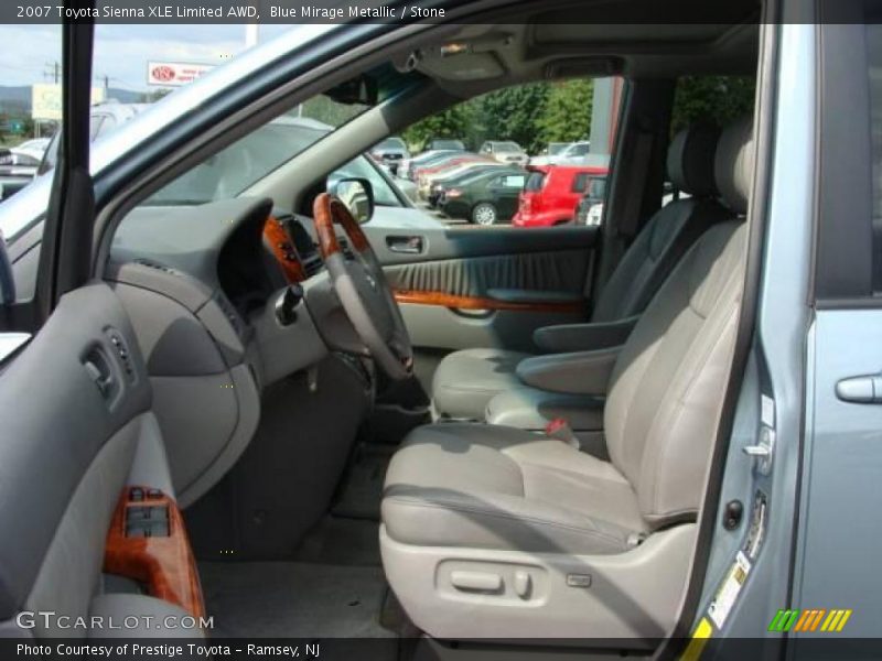Blue Mirage Metallic / Stone 2007 Toyota Sienna XLE Limited AWD