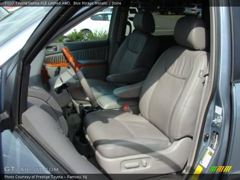 Blue Mirage Metallic / Stone 2007 Toyota Sienna XLE Limited AWD