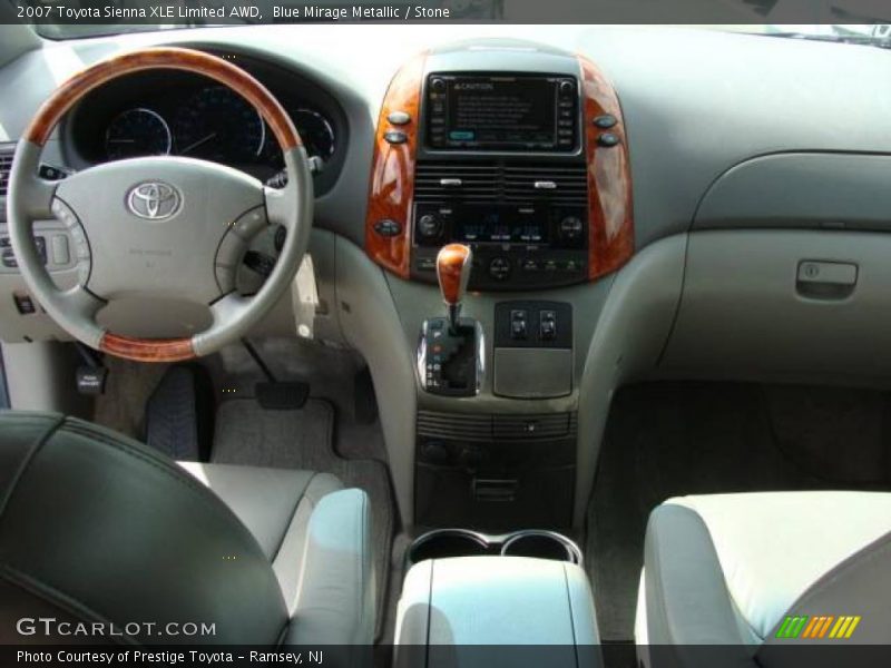Blue Mirage Metallic / Stone 2007 Toyota Sienna XLE Limited AWD