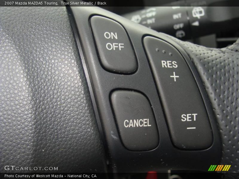 True Silver Metallic / Black 2007 Mazda MAZDA5 Touring