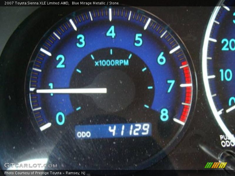 Blue Mirage Metallic / Stone 2007 Toyota Sienna XLE Limited AWD