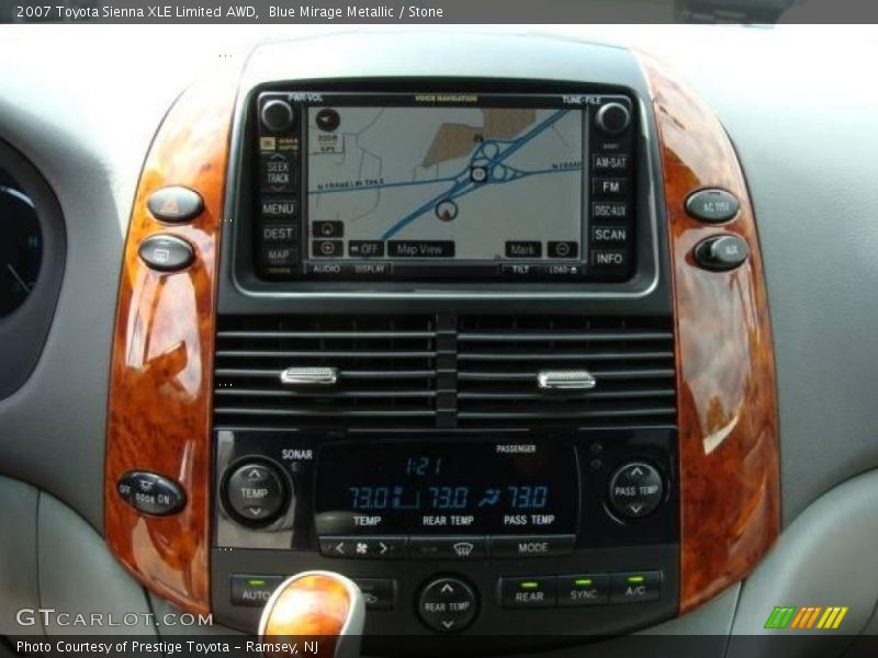 Blue Mirage Metallic / Stone 2007 Toyota Sienna XLE Limited AWD