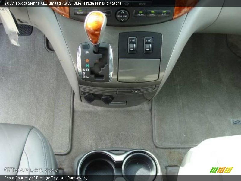 Blue Mirage Metallic / Stone 2007 Toyota Sienna XLE Limited AWD