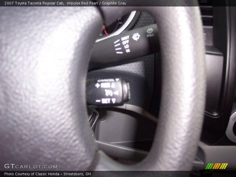 Impulse Red Pearl / Graphite Gray 2007 Toyota Tacoma Regular Cab