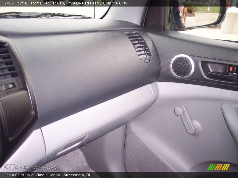 Impulse Red Pearl / Graphite Gray 2007 Toyota Tacoma Regular Cab